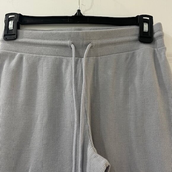 ARITZIA Sunday Best Baby Thermal Waffle SweatPants Joggers - Size XS Grey/Blue - Picture 3 of 5